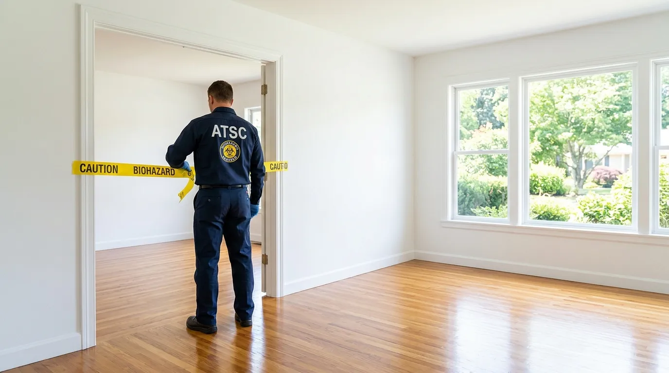 Certified biohazard cleanup crew performing Crime Scene Cleanup in Gettysburg